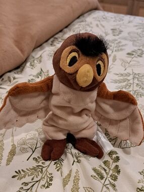 Vintage Walt Disney Company Store Owl Winnie the Pooh Bean Bag Plush 7” Toy